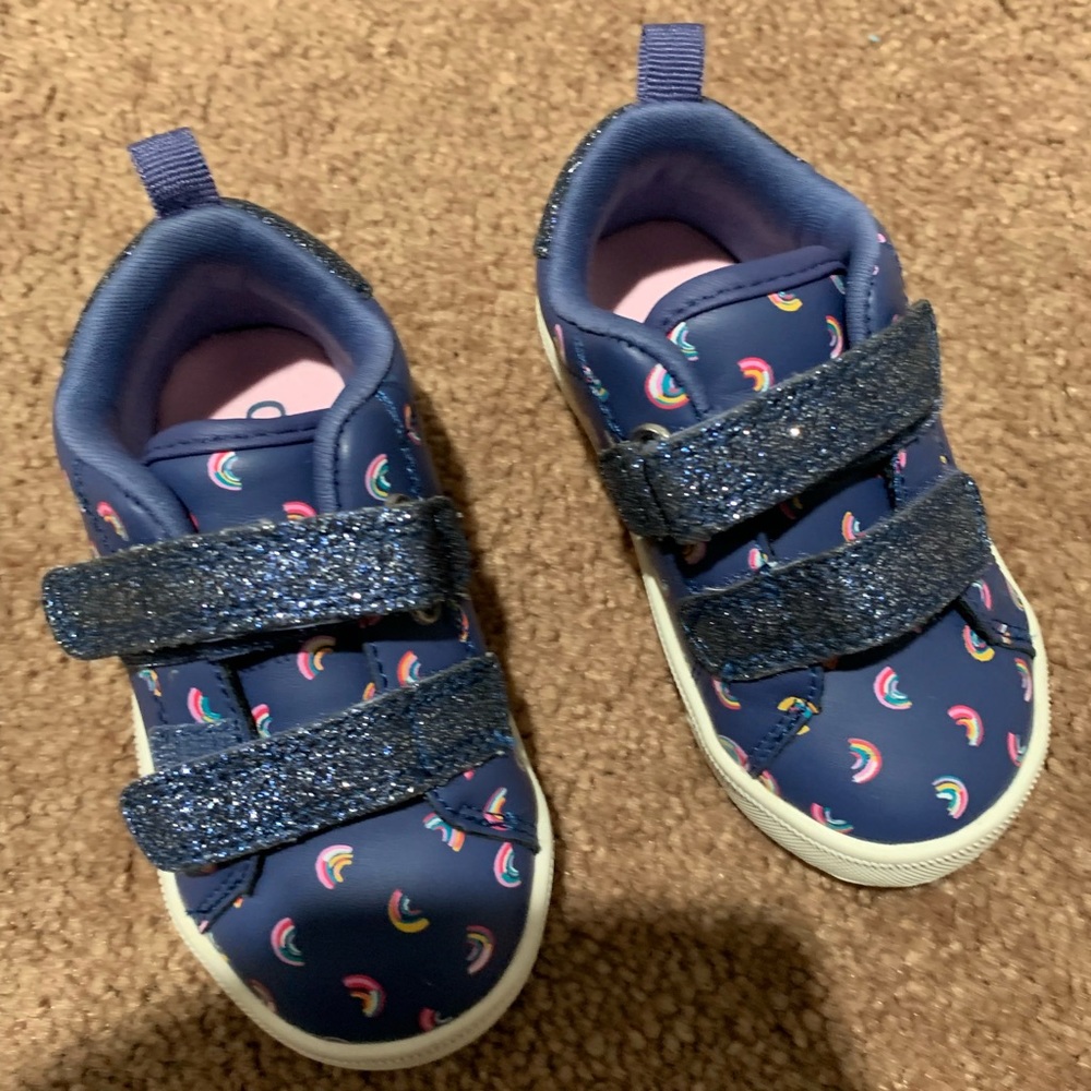 Oshkosh Bgosh Rainbow Triple strap sneakers